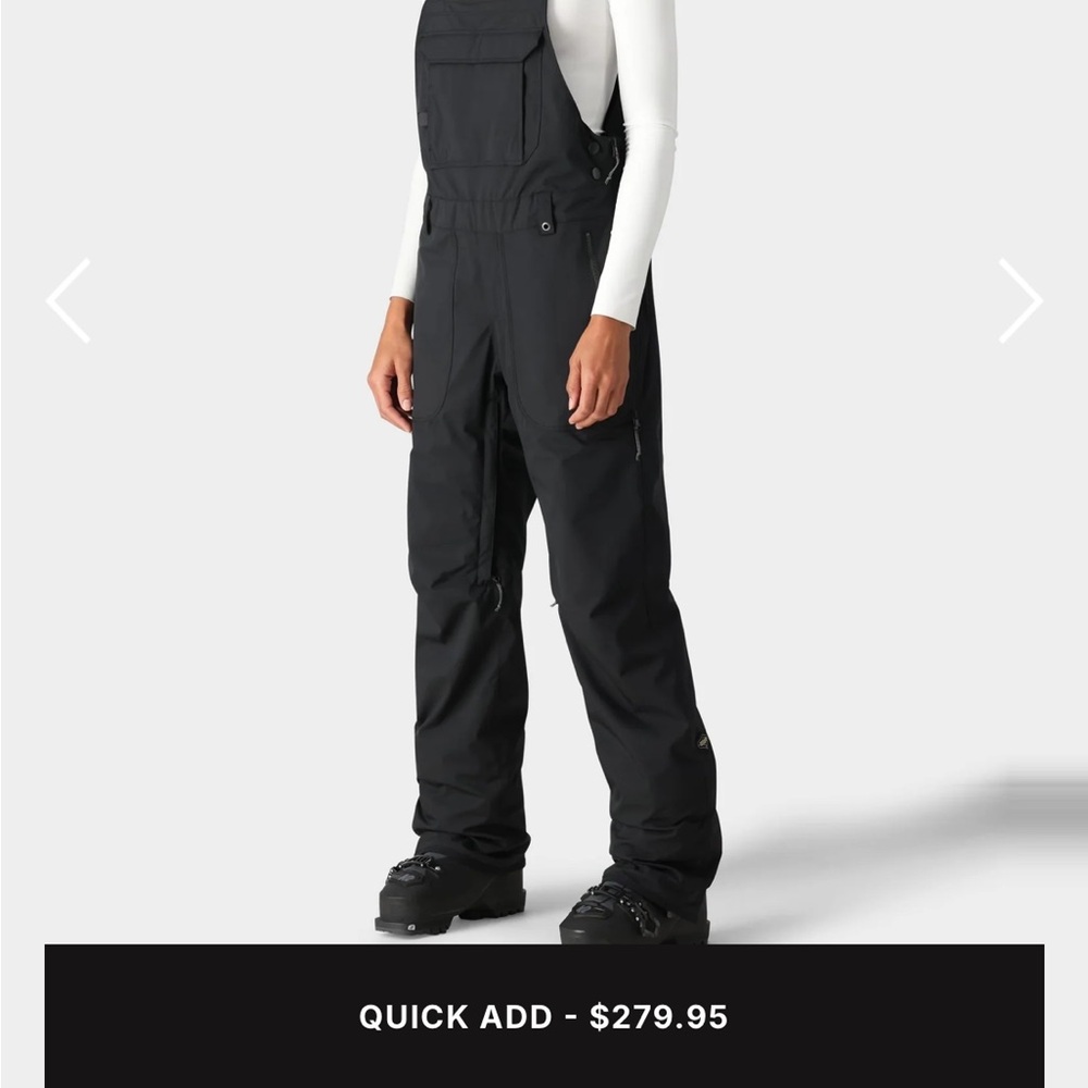 686 Insulated Bibs, size medium, snowboarding/skiing